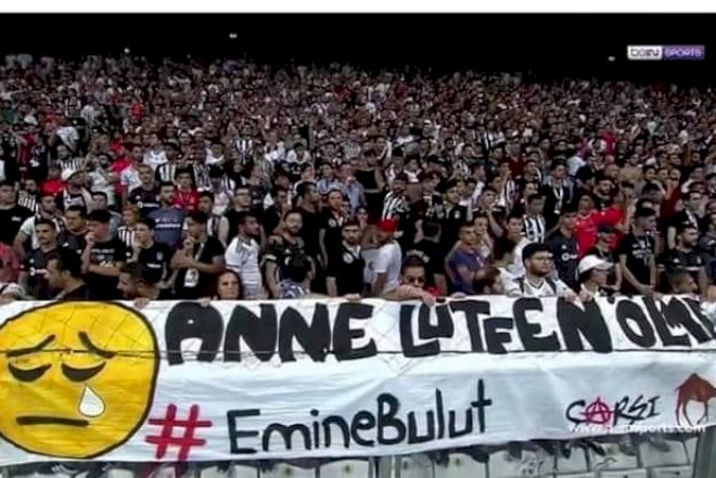    “Beşiktaş”  - “Göztəpə” oyununda Əminə Bulud yad edildi - Foto   