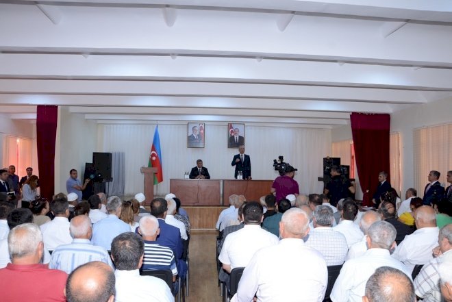    Hovsan sakinləridən Mehriban Əliyevaya təbrik   