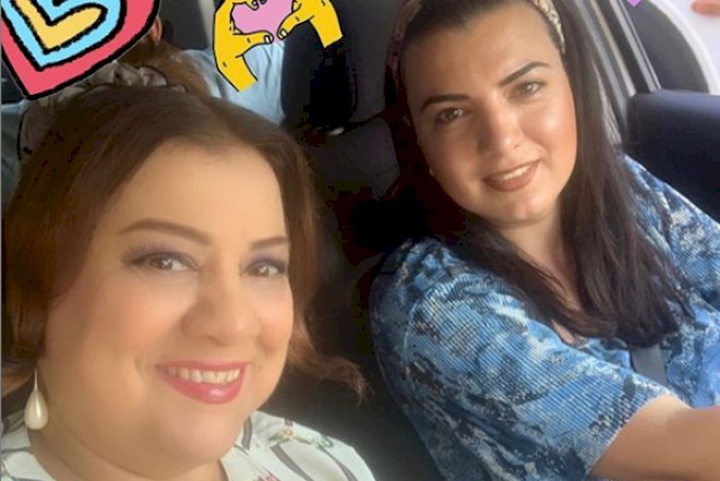    Məşhur xanəndə qızı ilə - Foto   