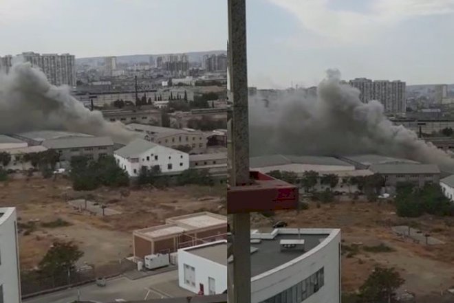    Bakıda güclü yanğın başladı – Video   