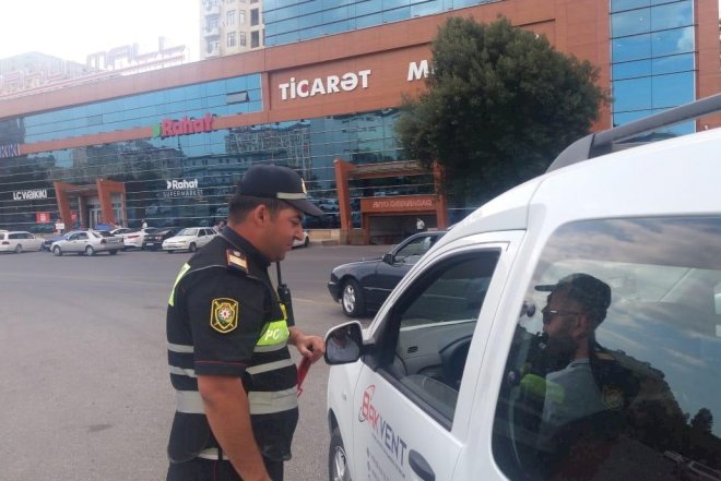    Yasamalda reyd:  25 sürücü saxlanıldı   