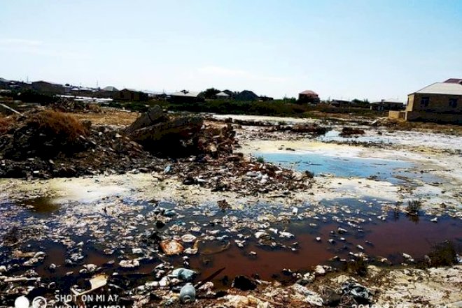    Şəhid ailələrinə ev tikmək üçün bataqlıqdan torpaq verilib - Fotolar   