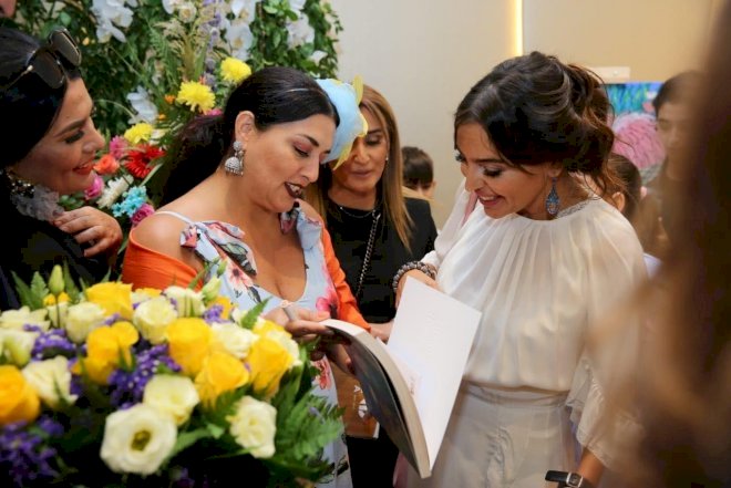    Elza Seyidcahan Leyla Əliyeva ilə birlikdə -   Fotolar