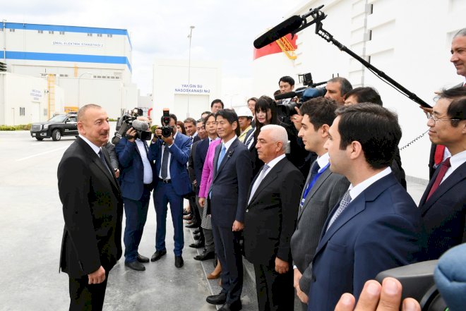    İlham Əliyev açılışda - Fotolar   