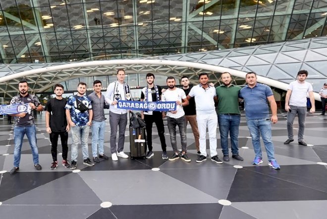    “Qarabağ”ın yeni transferi Bakıda - Foto   