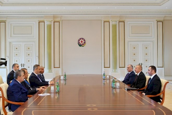    İlham Əliyev onları qəbul etdi   
