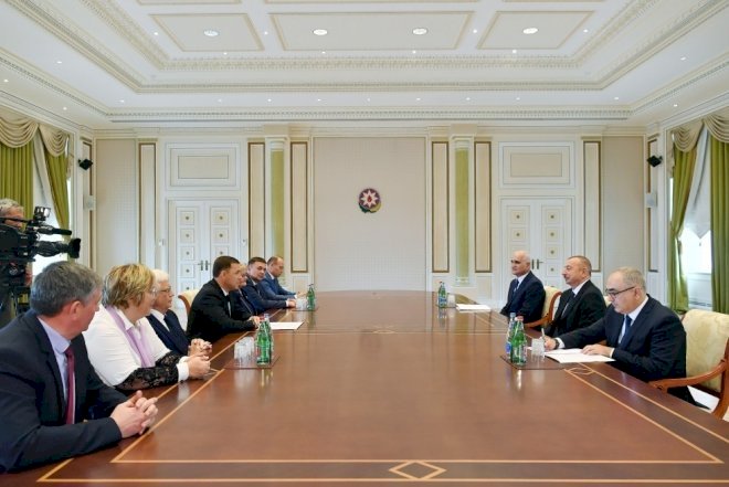    İlham Əliyev qubernatoru qəbul etdi   