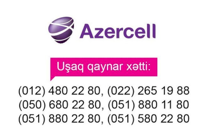    Azercell-in dəstəklədiyi “Uşaq Qaynar Xətt”inə 1547 müraciət daxil olub   
