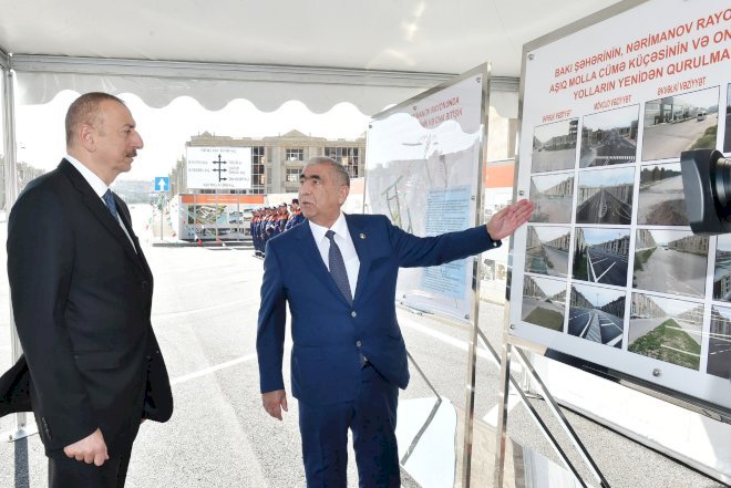    Prezident  Aşıq Molla Cümə küçəsinin açılışında – Fotolar   