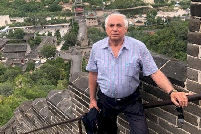    Hadı Rəcəbli Çin səddində - Fotolar   