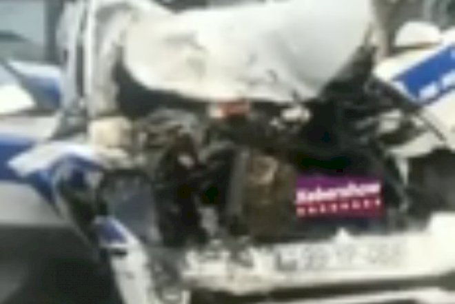   Yol polisləri ağır qəza törətdi: Yaralılar var –   Video