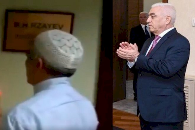    Baba Rzayev kabinetinə cadu etdirib –   Şok video yayıldı