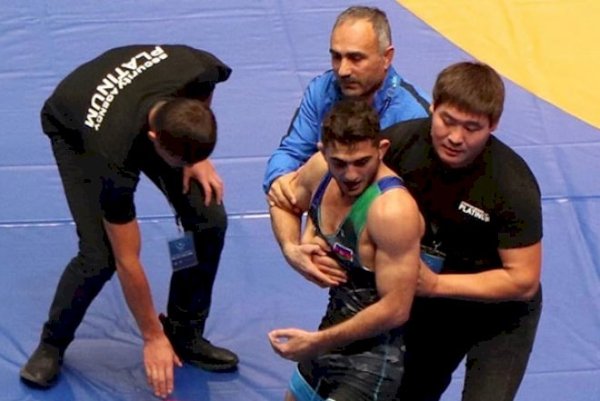   Hacı Əliyev dünənki davanın heyfini misirli rəqibdən çıxdı   