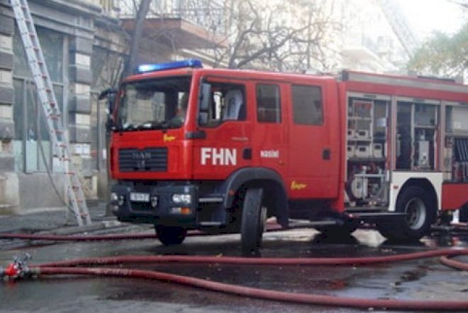    Bakıda 9 mərtəbəli binada yanğın   