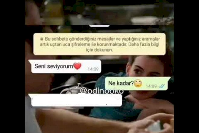    Anasına gələn sevgi mesajını atasına göstərdi -   Video