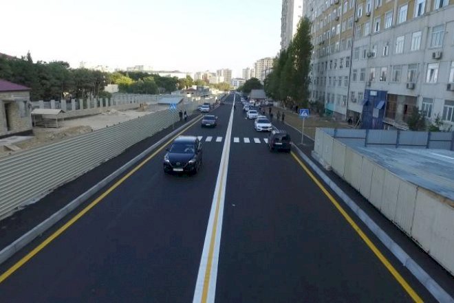    Bakıda 7 ildir bağlı olan yol istifadəyə verildi   