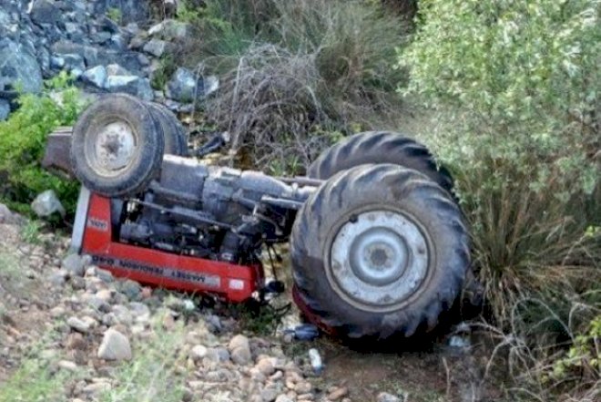    Traktor aşdı: ölən var   