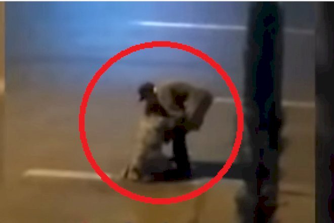    Bakıda içkili qadın küçədə uzandı -   Video