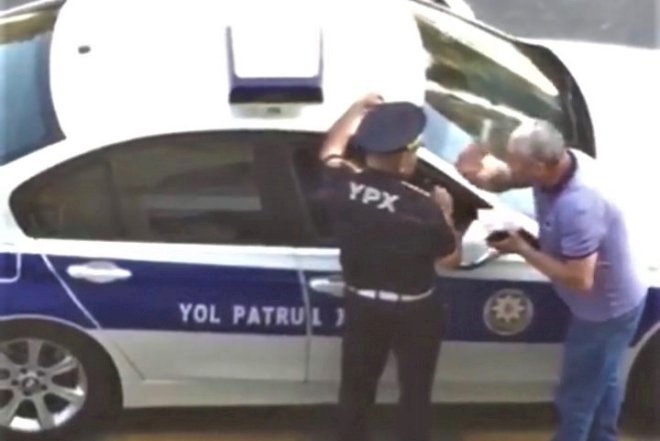    “İşimin başındayam, çıxmamışam” – Sürücünün söydüyü yol polisindən   Açıqlama