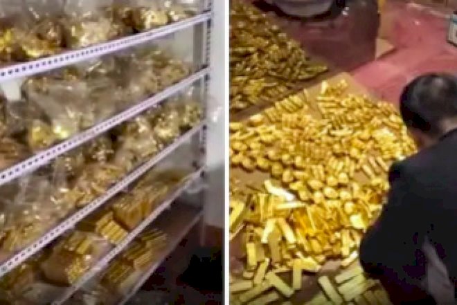    Məmurun zirzəmisindən 13,5 ton qızıl çıxdı – Fotolar   