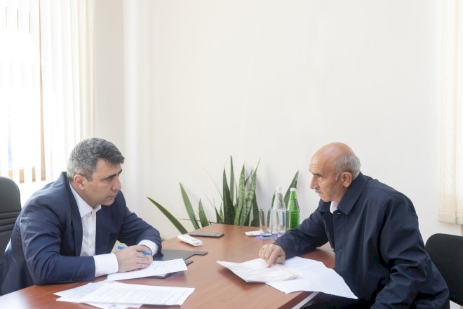    İnam Kərimov Ağdaşda vətəndaşları qəbul edib - Foto   