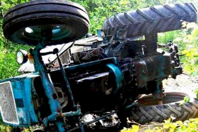    Tərtərdə traktor aşdı, sürücünün vəziyyəti ağırdır   