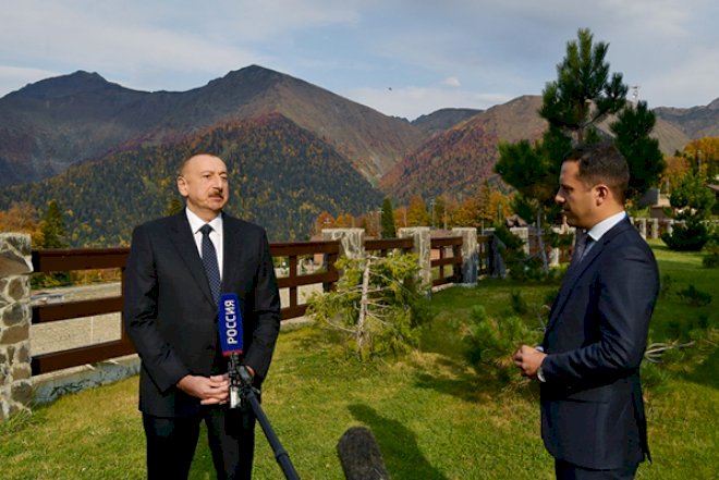    Prezident müsahibə verdi - Fotolar   
