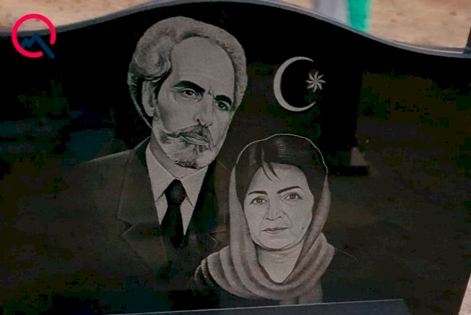    Məzar daşına Elçibəylə şəkli vuruldu    