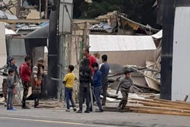   Bakıda məşhur restoran söküldü   - Foto