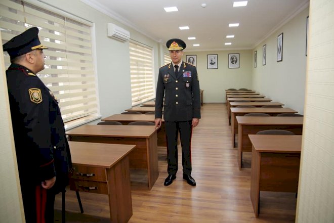    Nazir polis məktəbinin əsaslı təmirdən sonra açılışında iştirak etdi   