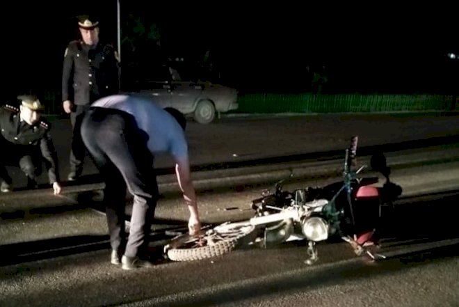    Tovuzda motosikletlə maşın toqquşdu, xəsarət alan var   