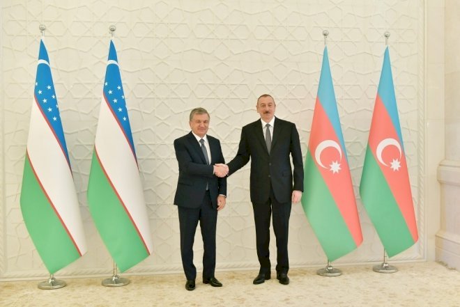    İlham Əliyev Özbəkistan Prezidenti ilə görüşdü   - Yenilənib