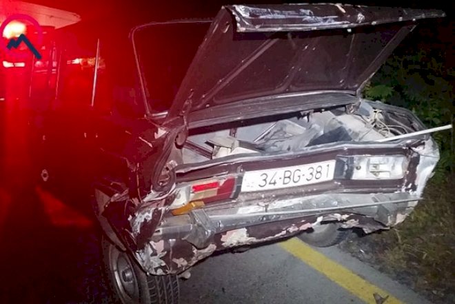    Qaxda zəncirvari qəza: 7 maşın toqquşdu   - Fotolar