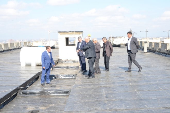    Bakıda 380 binanın dam örtüyü təmir edilir   