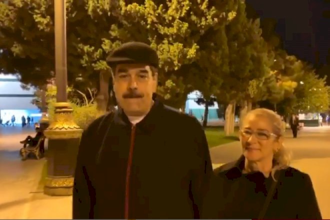    Maduro Bakı bulvarında gəzir – Video   
