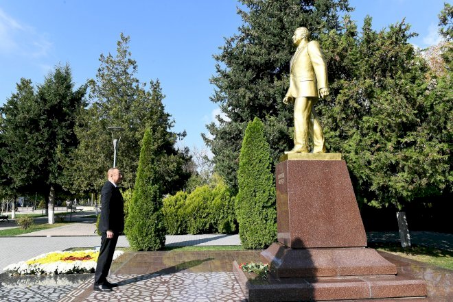    Prezident Qəbələdədir - Foto   