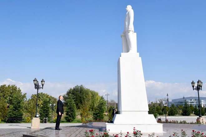    İlham Əliyev Ağdaşa səfər edib - Foto   