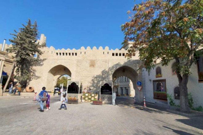    Qoşa Qala qapıları bərpa olundu - Foto   