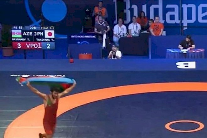    Azərbaycanlı güləşçi dünya çempionu oldu   