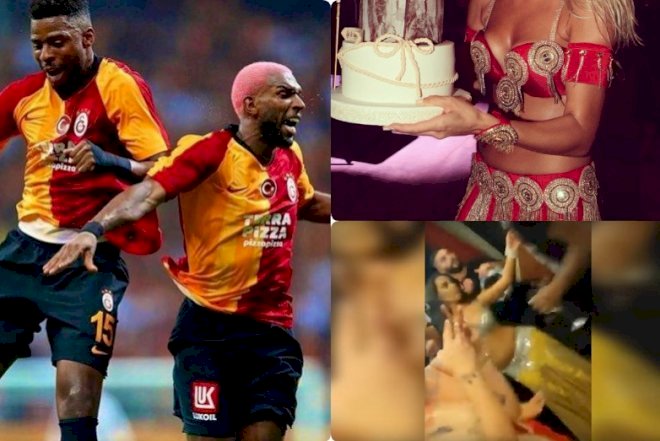    Məşhur futbolçular rəqqasələrlə əylənməyə getdilər, ara qarışdı - Video   