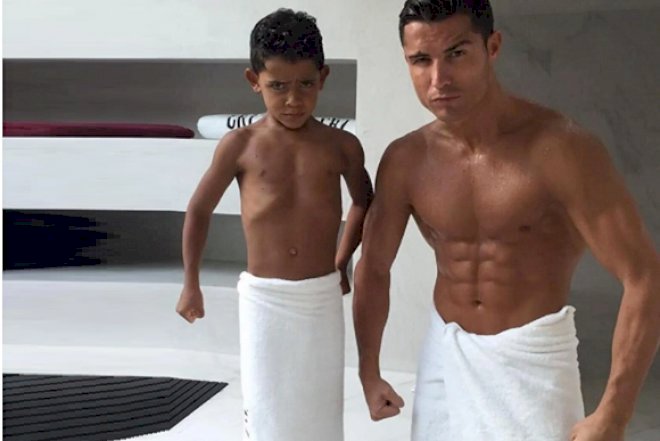    Ronaldonun oğlundan heyrətləndirən göstərici   