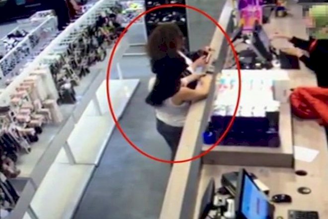    İstanbulda iki mobil telefon oğurlayan azərbaycanlı qadın tutuldu - VİDEO   