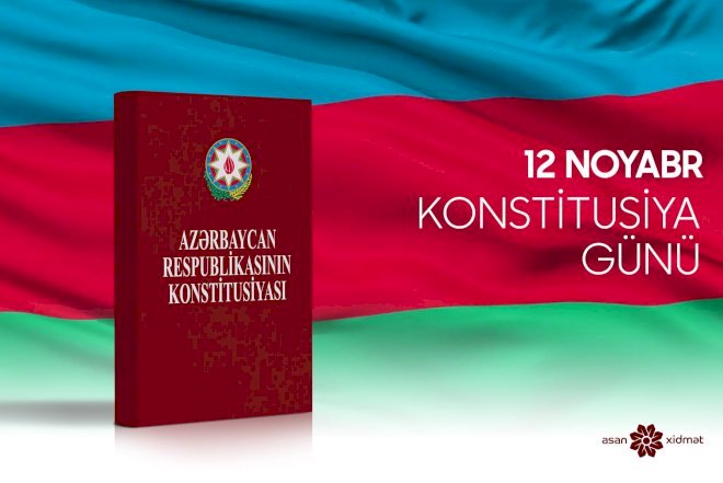    Bu gün Azərbaycanda Konstitusiya Günüdür   