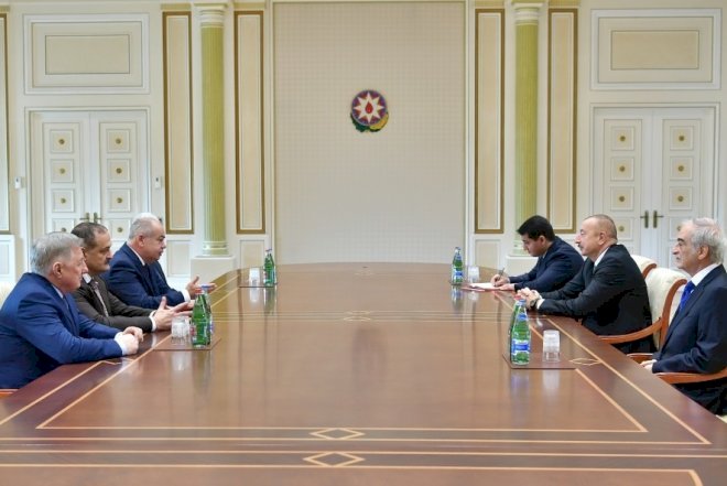    İlham Əliyev görüşlər keçirdi   