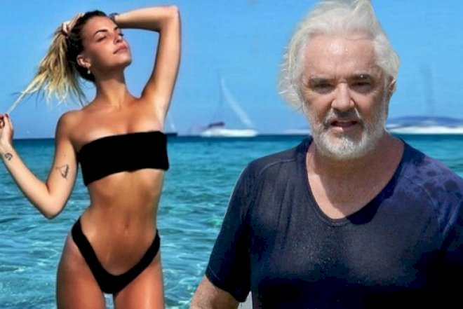    69 yaşlı biznesmen nəvəsi yaşda sevgilisi ilə tətildə - Fotolar   