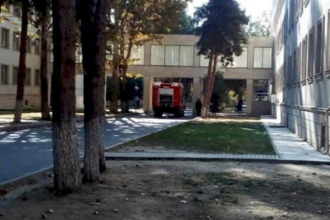    Mingəçevir Şəhər Mərkəzi Xəstəxanasında yanğın -   Fotolar