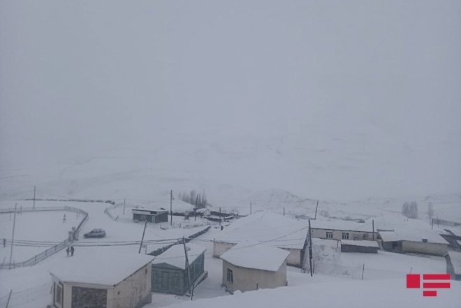    Bu rayonlara qar yağır - Fotolar   