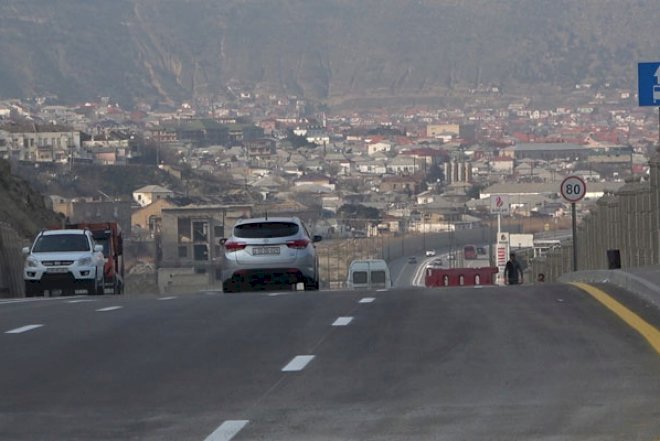    Bakıda bu yol bağlandı - Sürüşmə təhlükəsi   