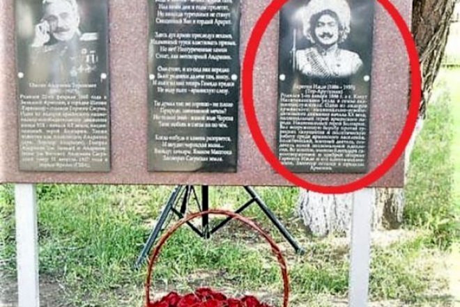    Rusiyada faşist erməninin xatirə lövhəsi söküldü - Foto   