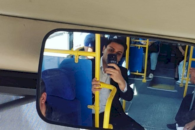    İcra başçısı işə avtobusla gedir - Foto   